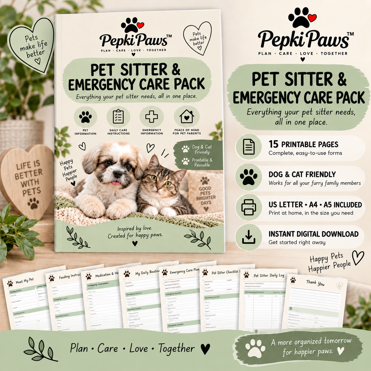 Pet Sitter & Emergency Care Pack