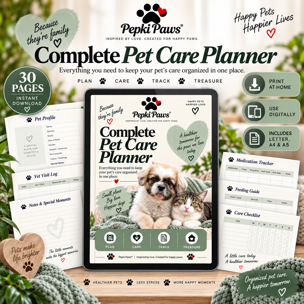 Complete Pet Care Planner